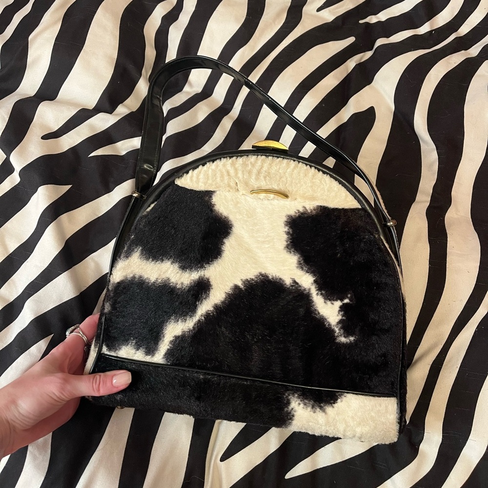 Real cowhide purse!